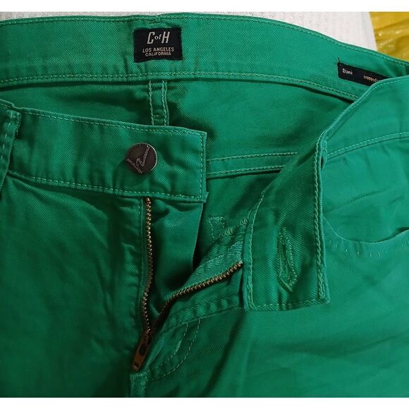 Citizen of humanity womens size 30 Dani crop straight jeans emerald green pants - Picture 6 of 8